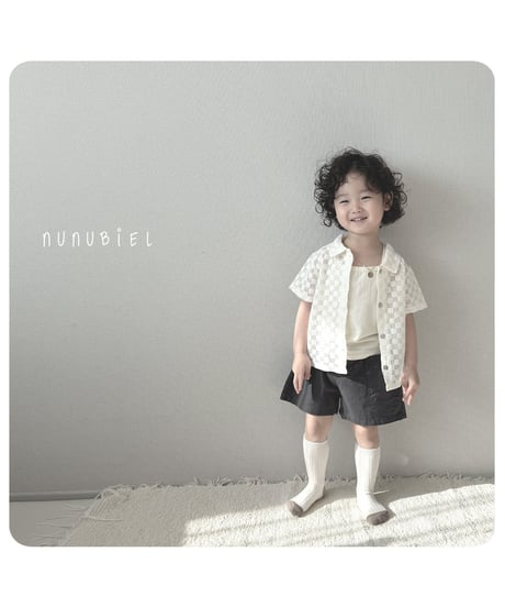 33[予約]nunubiel quadrangle shirts