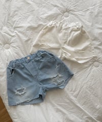 89[予約]ninibello most denim pants