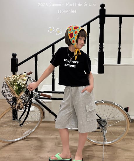 63[予約]matilda&lee cargo bermuda shorts