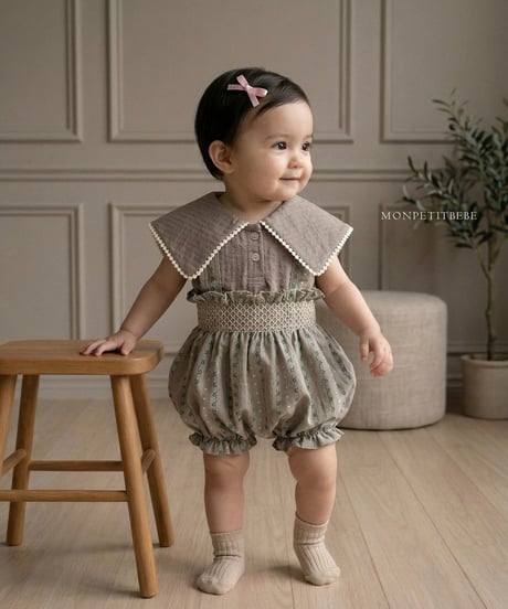 14[予約]elov&monpetitbebe reve romper