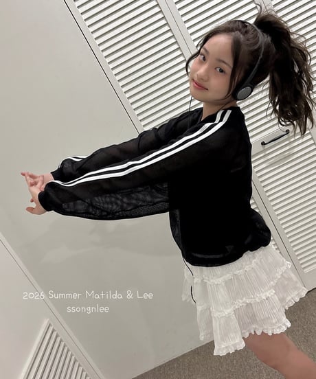 53[予約]matilda&lee two line mesh tee