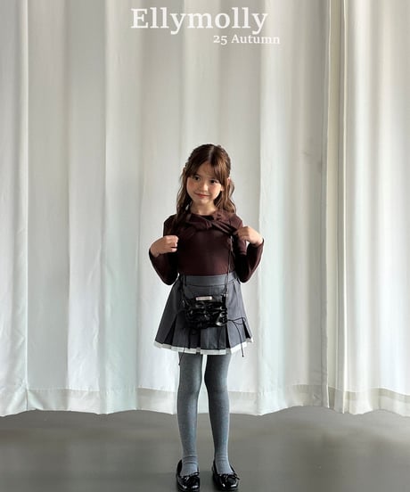 [即納]ELLYMOLLY shushu color skirt