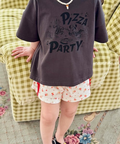 17[予約]poisson flower line shorts