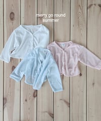 30[予約]merry go round slub cardigan