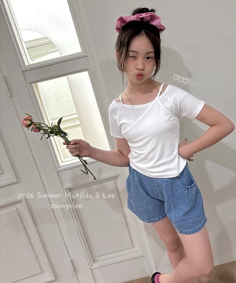 12[予約]matilda&lee unfoot strap tee