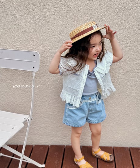 10[予約]poisson vintage lace shorts