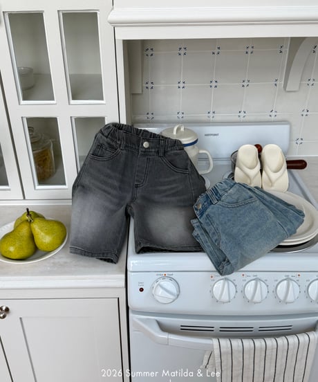 70[予約]matilda&lee summer bermuda denim