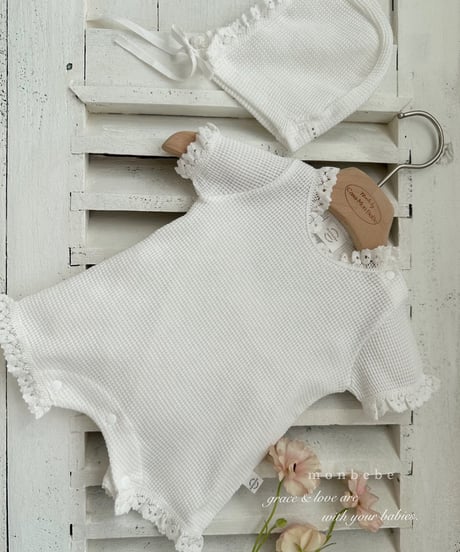 50[予約]monbebe summer waffle suit