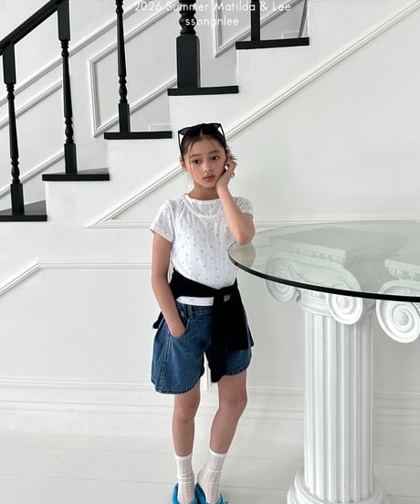 5[予約]matilda&lee eyelet lace tank top