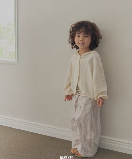 3[予約]BANANAJ nari hood cardigan