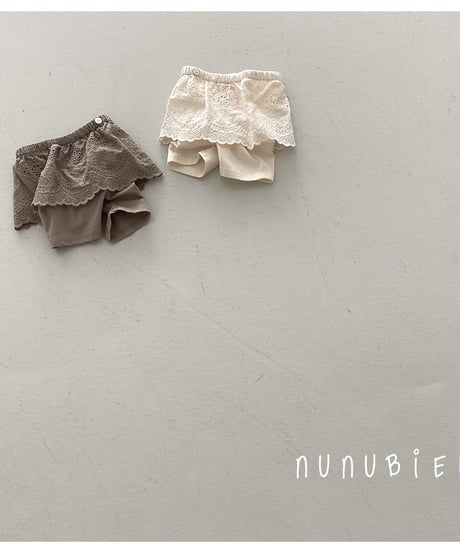 64[予約]nunubiel lace skirt leggings