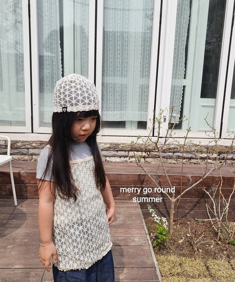 11[予約]merry go round lace beanie