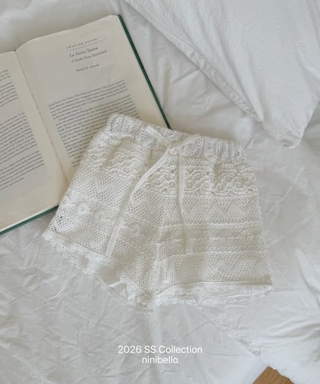 56[予約]ninibello crochet shorts