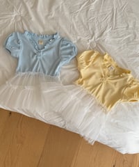 30[予約]ninibello shirred tutu tee