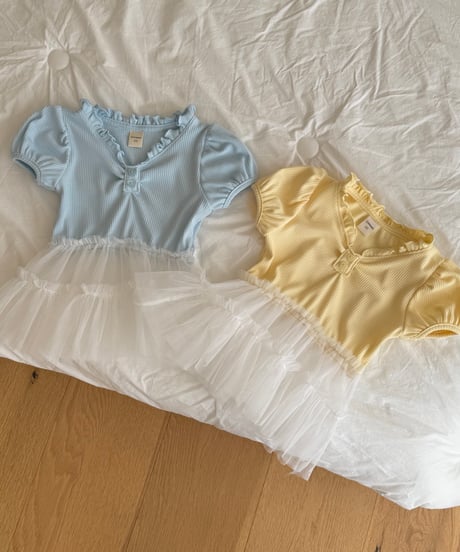 30[予約]ninibello shirred tutu tee