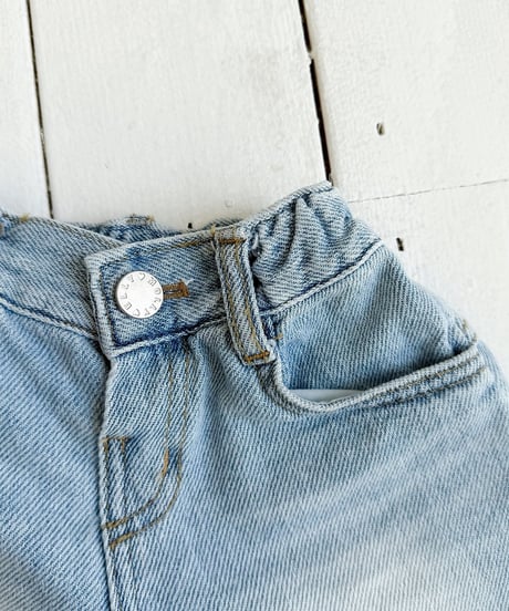 77[予約]ELLYMOLLY denim flap pocket pants