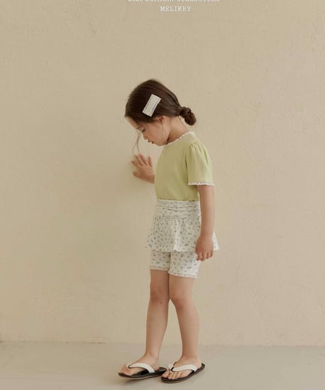 64[予約]melikey shirred 5short skirt leggings