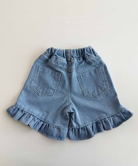 40[予約]melikey frill 5part denim pt