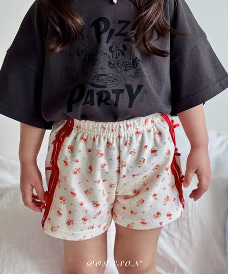 17[予約]poisson flower line shorts