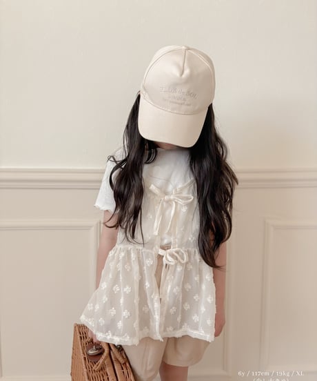 [即納]solana original Floral mist bustier(kids&mom)
