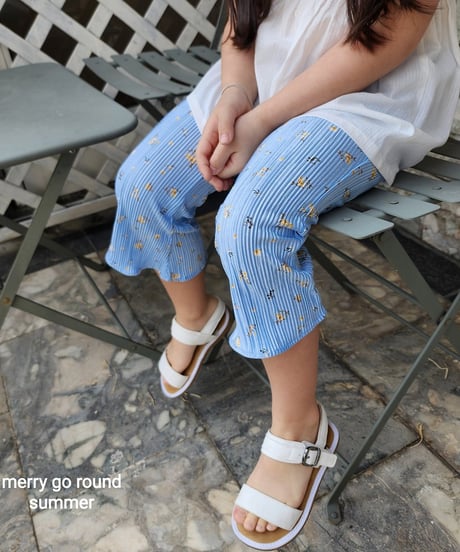 2[予約]merry go round pleated bootcut