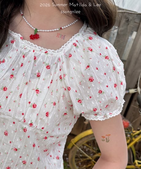 21[予約]matilda&lee rose blouse