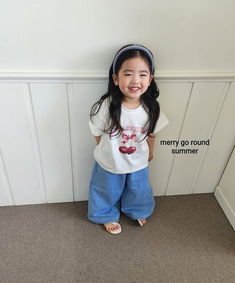 42[予約]merry go round summer print tee