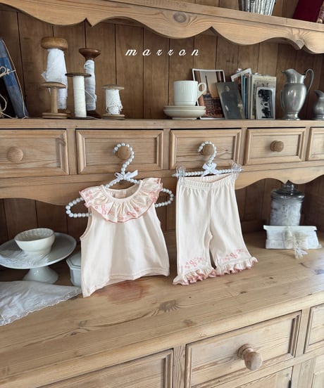 10[予約]marron ribbon set up(XS-L)