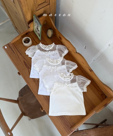 7[予約]marron yvonne t-shirt(XS-L)