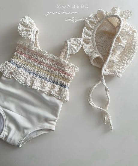 116[予約]monbebe pinkle swimsuit