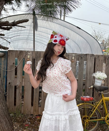 21[予約]matilda&lee rose blouse