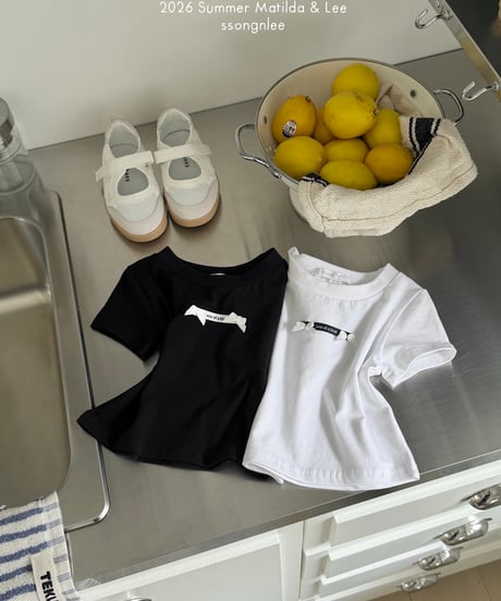 14[予約]matilda&lee kind ribbon tee
