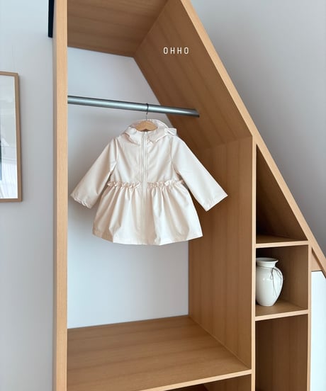 7[予約]ohho ohho frill rain jacket