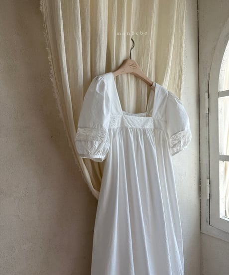 67[予約]monbebe rose square neck ops(adult)