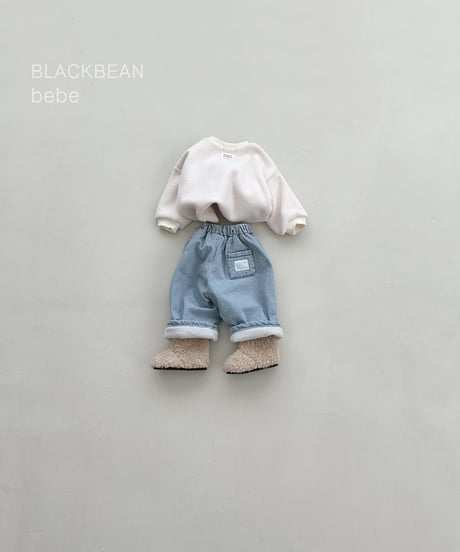 4[予約]blackbean slope bebe pants(baby)