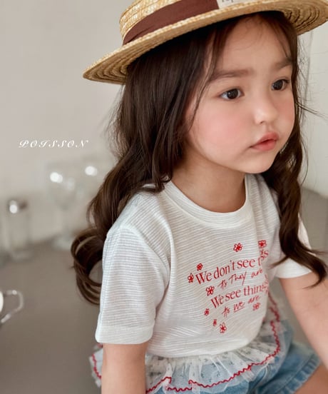 8[予約]poisson bloom puff tee