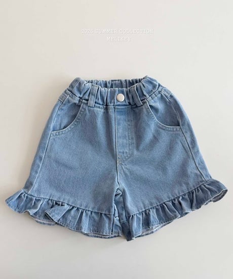 40[予約]melikey frill 5part denim pt