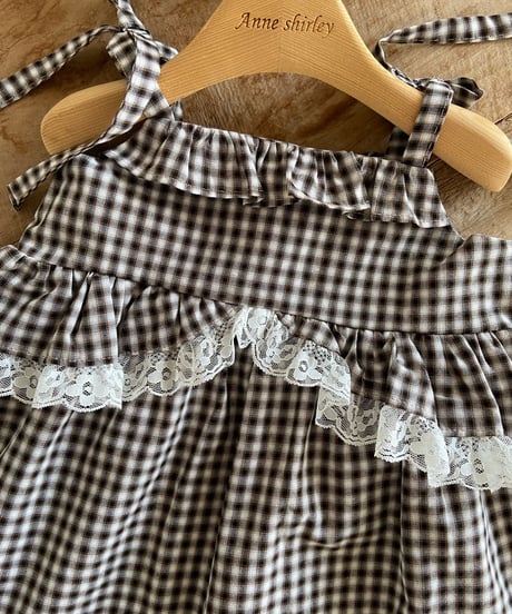 5[予約]anneshirley modern check ops