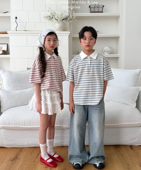 50[予約]matilda&lee jelly collar tee