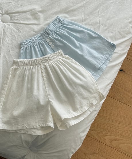 50[予約]ninibello butter button pants
