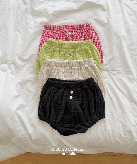 104[予約]ninibello cancan button bloomers(baby)