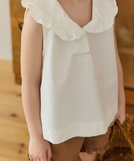 6[予約]mon Atelier romi frill collar blouse