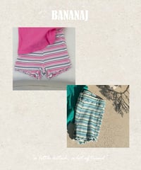 71[予約]BANANAJ wendy ribbed pants