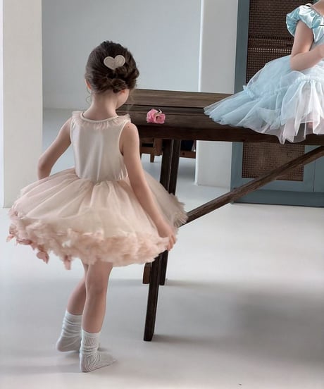 2[予約]aiai cream ballerina dress