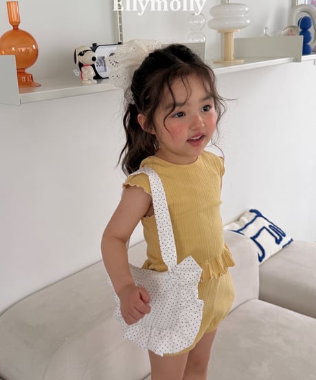 124[予約]ELLYMOLLY mini frill bag