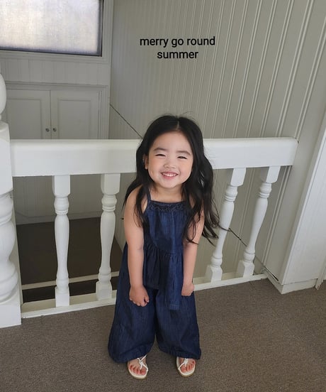 17[予約]merry go round denim sleeveless