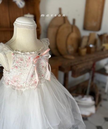 66[予約]marron muel dress(XS-L)