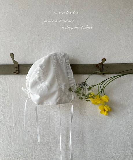 49[予約]monbebe angel wing bonnet