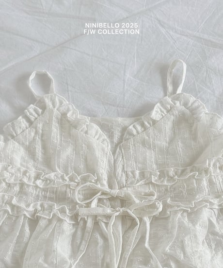 [即納]ninibello garden shirring bustier