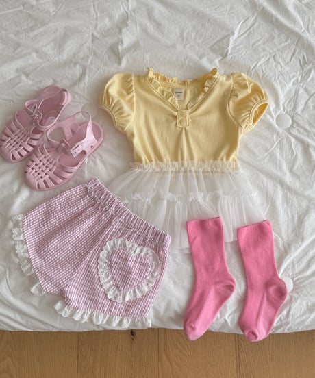 30[予約]ninibello shirred tutu tee
